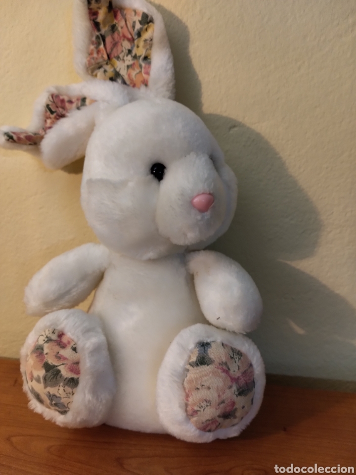 Juguetes antiguos: Peluche conejo coneja - Foto 3