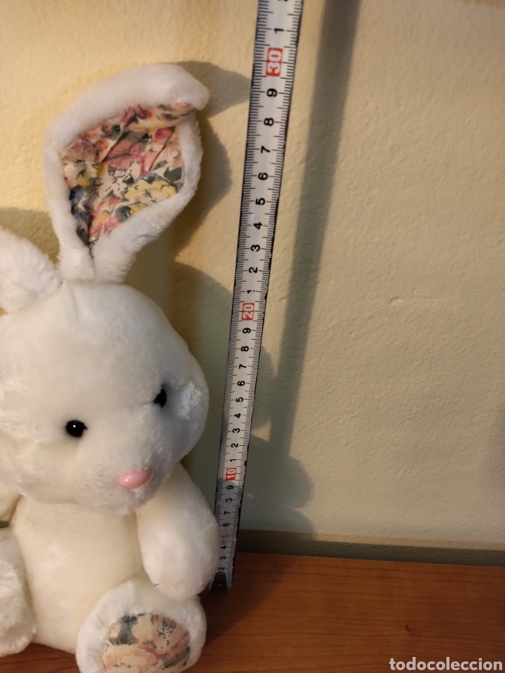 Juguetes antiguos: Peluche conejo coneja - Foto 5
