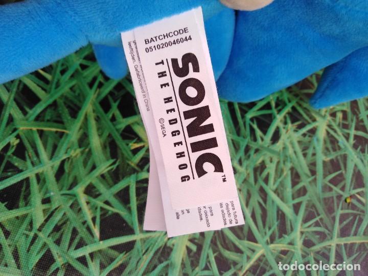 Juguetes antiguos: Mu&ntilde;eco Peluche Sonic - Foto 3