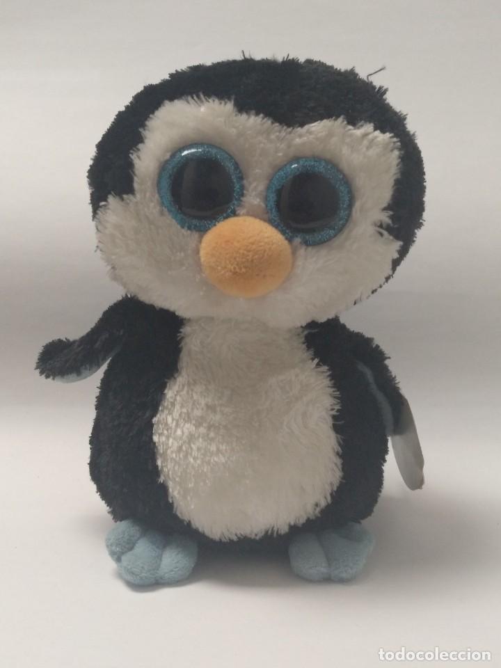 pingüino ojos grandes ty de boos - Comprar Peluches y Ositos de todocoleccion - 290097298