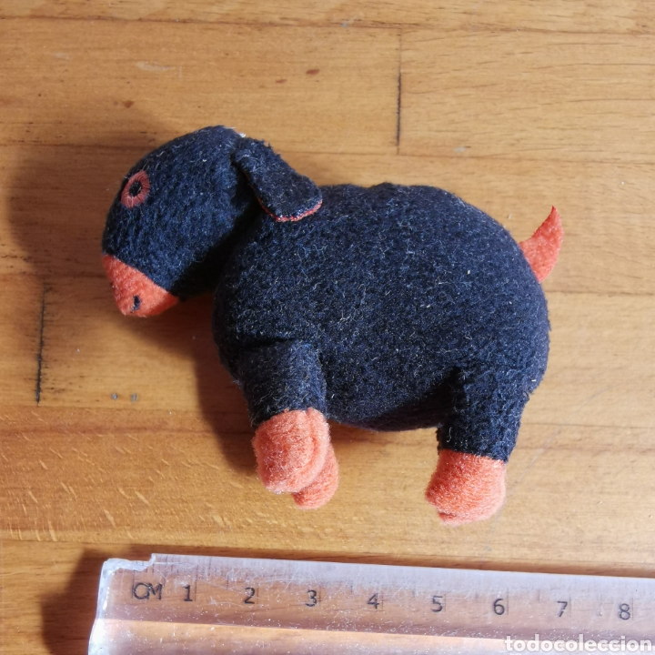 Juguetes antiguos: Burrito de peluche mini. - Foto 1