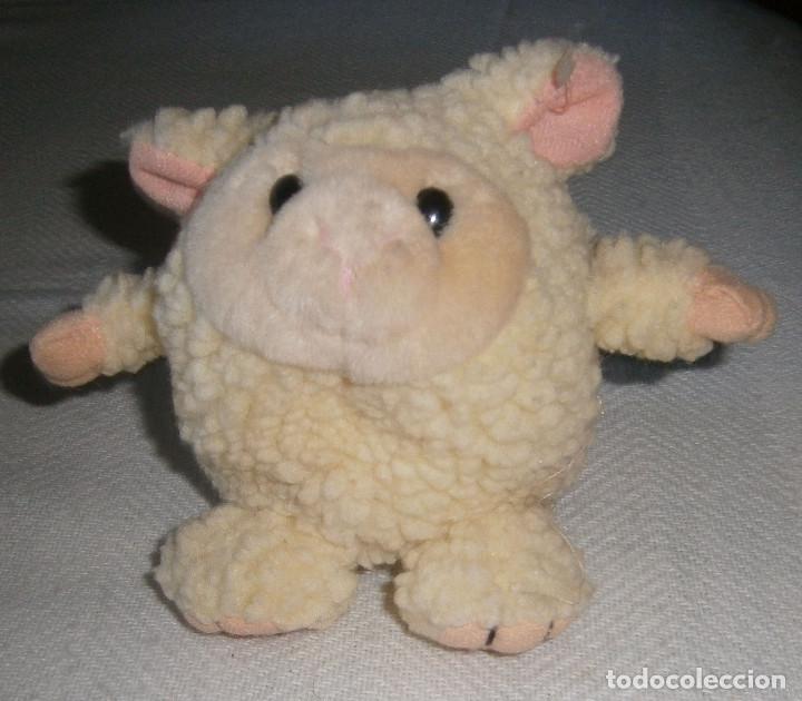 Juguetes antiguos: peluche cordero 11 cms - Foto 1