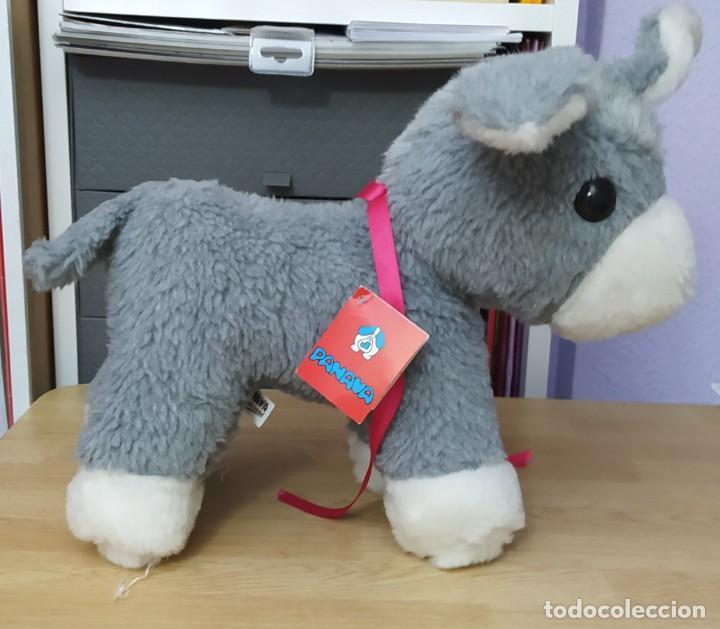 Juguetes antiguos: BURRO PELUCHE PANAVA - Foto 3