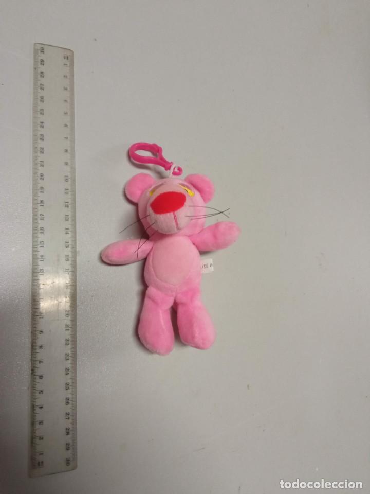 Juguetes antiguos: Pantera rosa de peluche - Foto 1