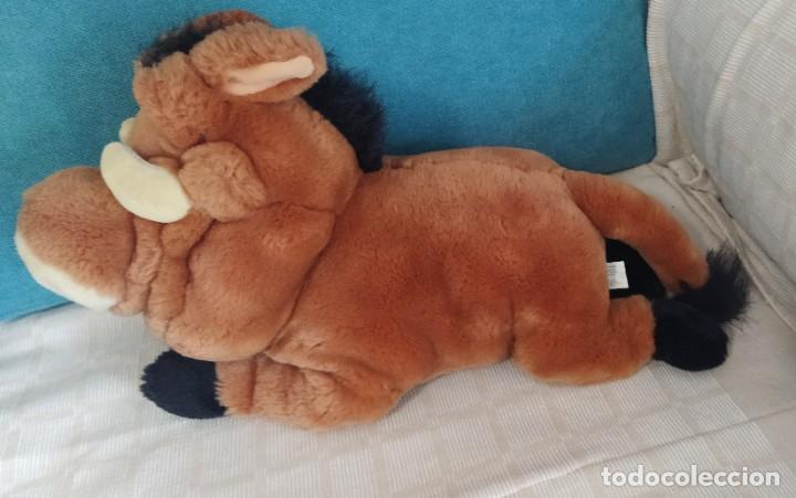 Juguetes antiguos: Peluche pumba rey le&oacute;n - Foto 3