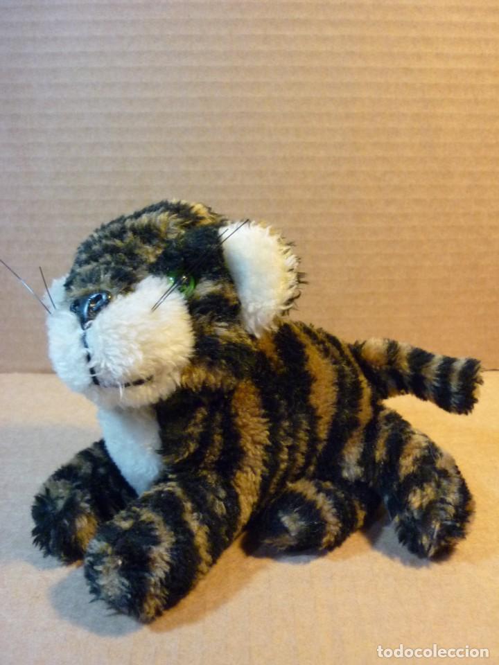 Juguetes antiguos: TIGRE DE PELUCHE - Foto 1