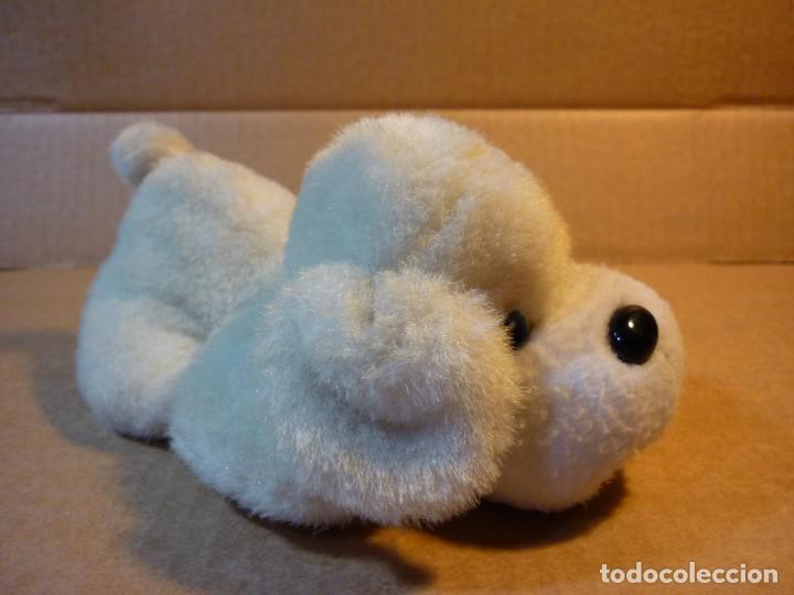 Juguetes antiguos: PERRO BLANCO DE PELUCHE - Foto 3