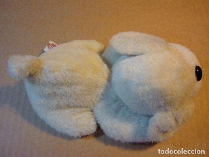Juguetes antiguos: PERRO BLANCO DE PELUCHE - Foto 5