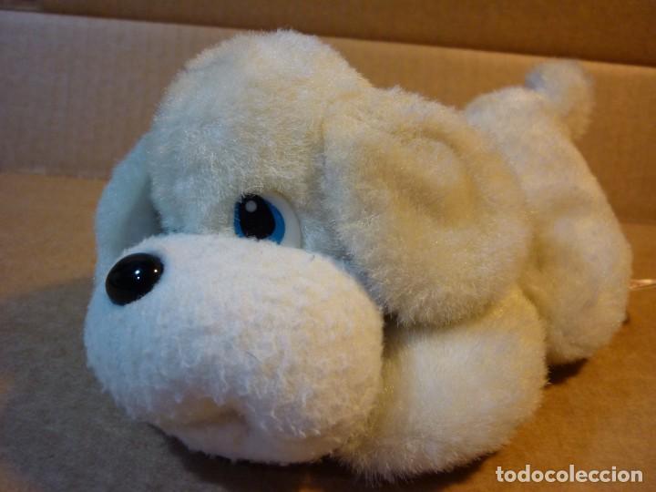 Juguetes antiguos: PERRO BLANCO DE PELUCHE - Foto 8