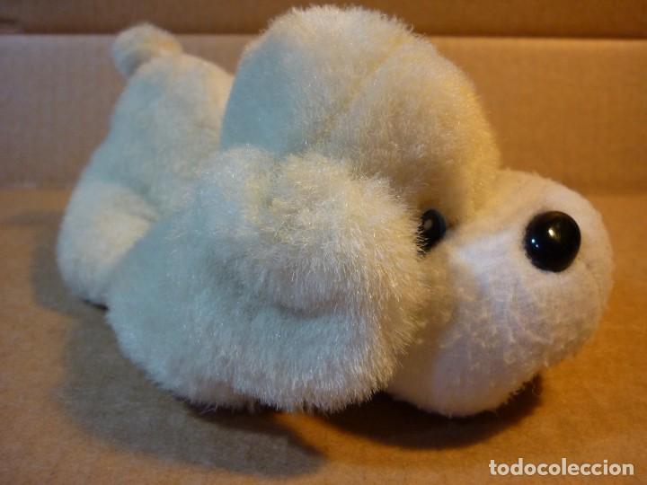 Juguetes antiguos: PERRO BLANCO DE PELUCHE - Foto 9