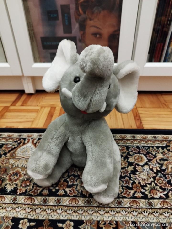 Juguetes antiguos: Elefante peluche - Foto 1