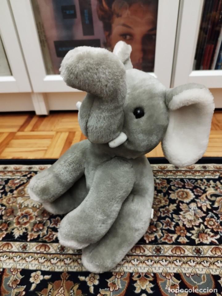 Juguetes antiguos: Elefante peluche - Foto 2
