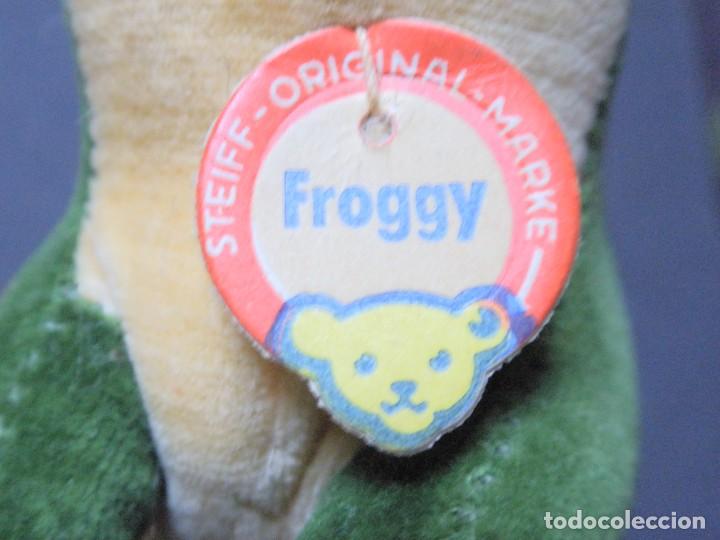 Juguetes antiguos: Ranita original Steiff. - Foto 7
