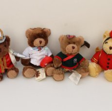 Juguetes Antiguos: 4 OSITOS PELUCHE - THE TEDDY BEAR COLLECTION. Lote 365084276