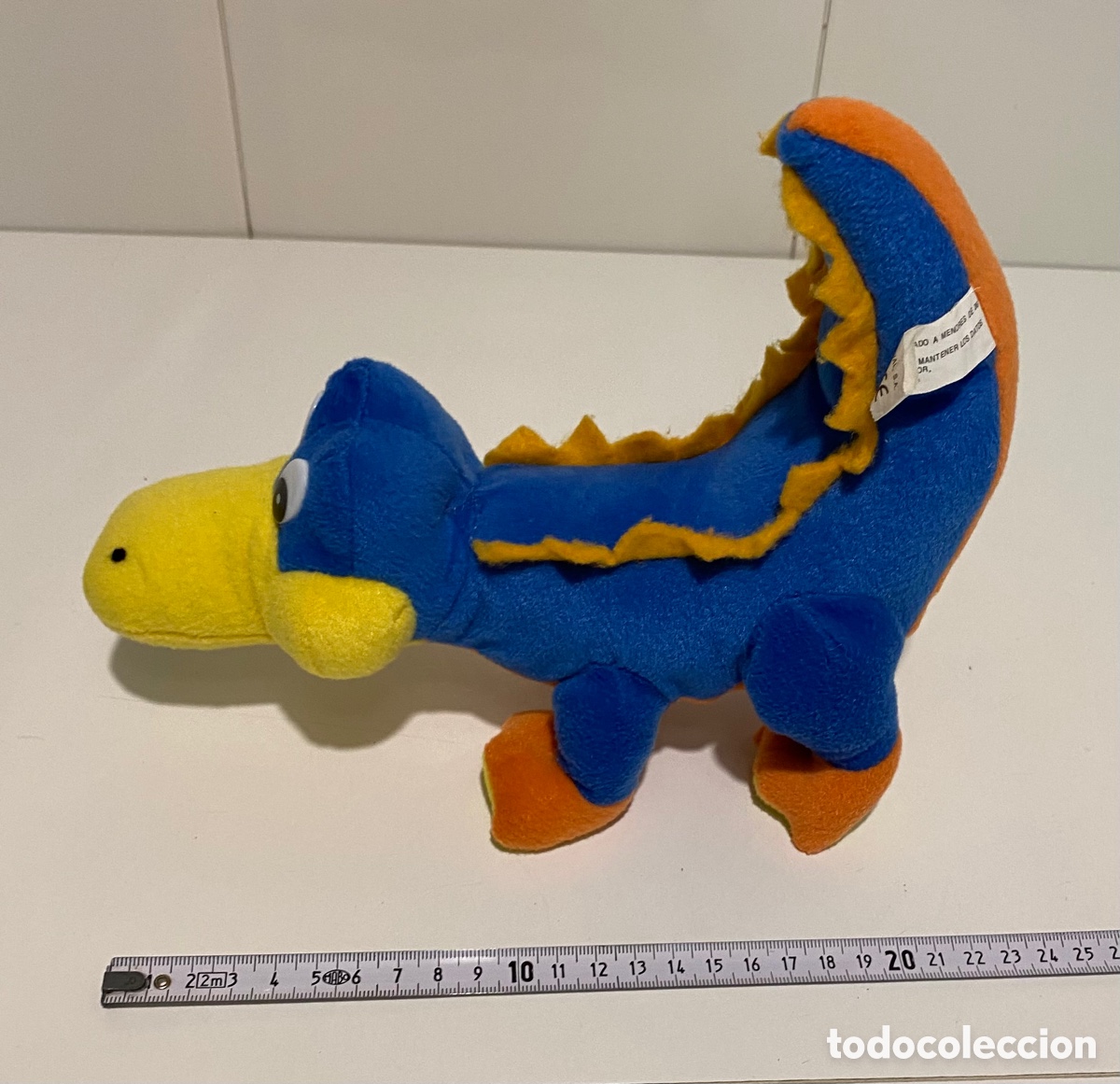 Juguetes antiguos: Cocodrilo de peluche - Foto 5