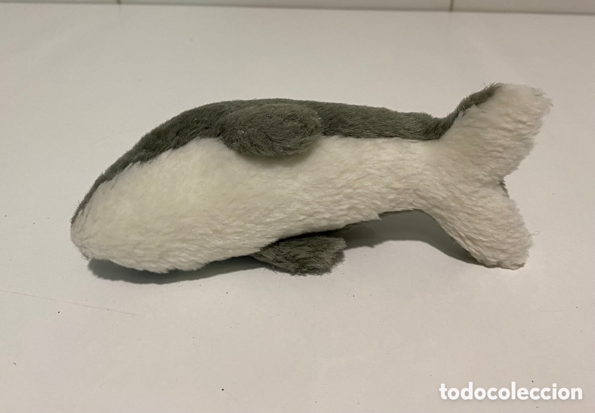 Juguetes antiguos: Delf&iacute;n peluche - Foto 2