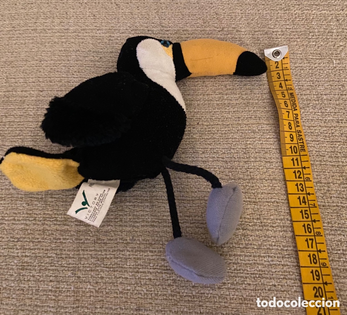 Juguetes antiguos: Tuc&aacute;n peluche - Foto 2
