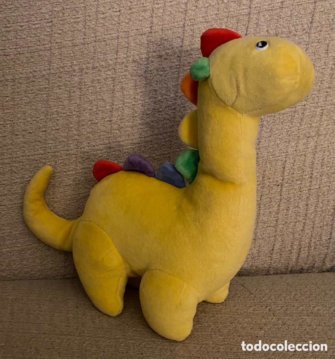 Juguetes antiguos: Dinosaurio sonajero - Foto 2