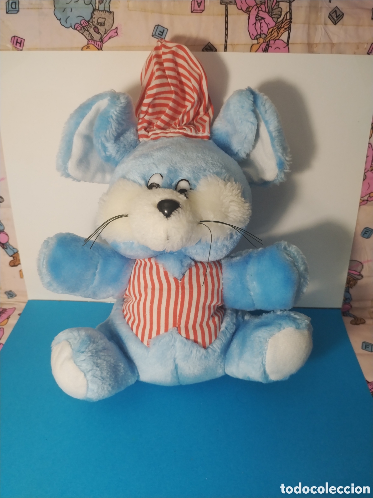 Juguetes antiguos: Peluche conejo - Foto 1