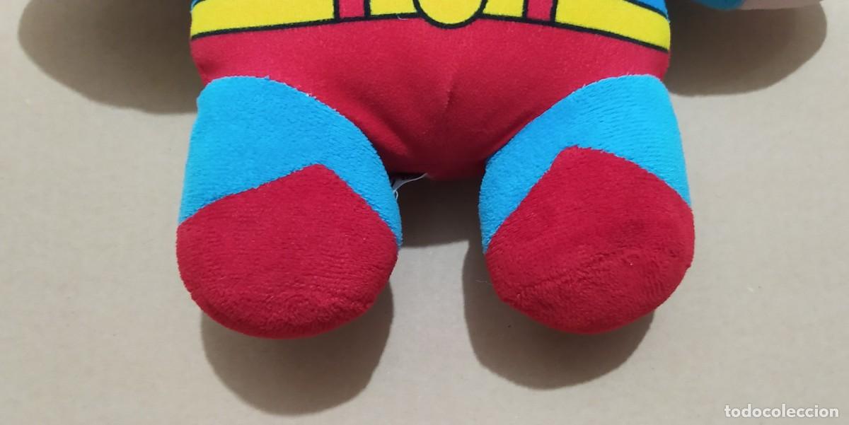 Juguetes antiguos: DC COMICS SUPERMAN PELUCHE CABEZ&Oacute;N - Foto 4