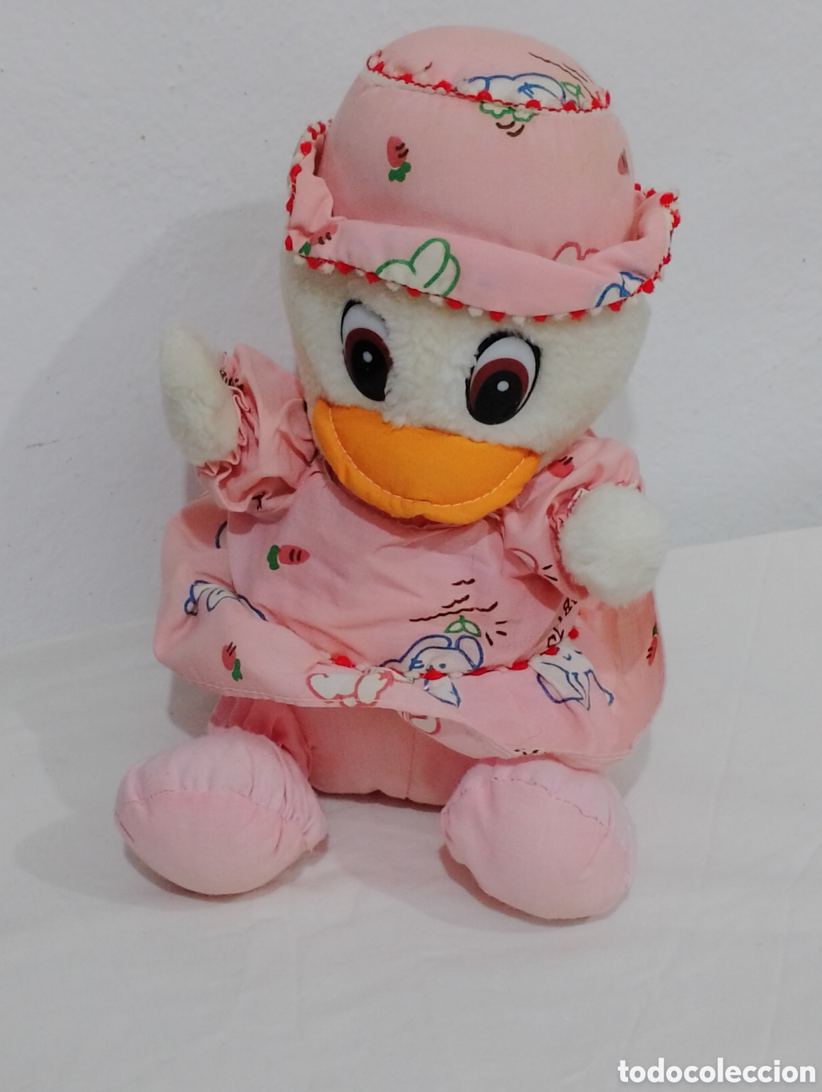 Juguetes antiguos: Peluche patito - Foto 1
