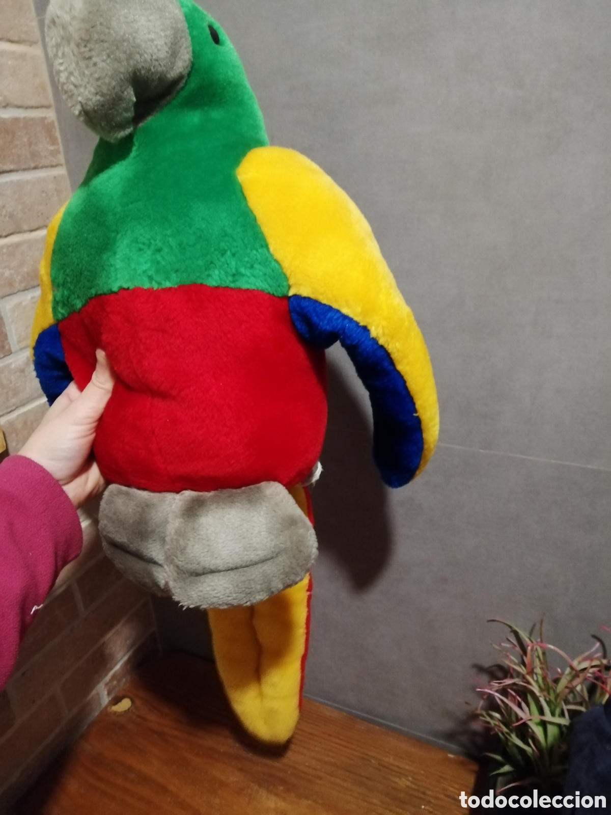 Juguetes antiguos: Loro de peluche - Foto 2