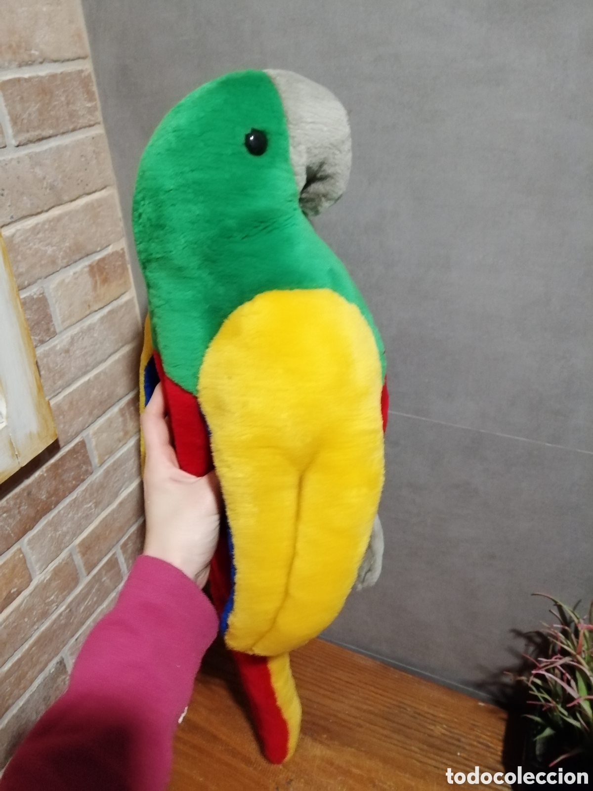 Juguetes antiguos: Loro de peluche - Foto 3