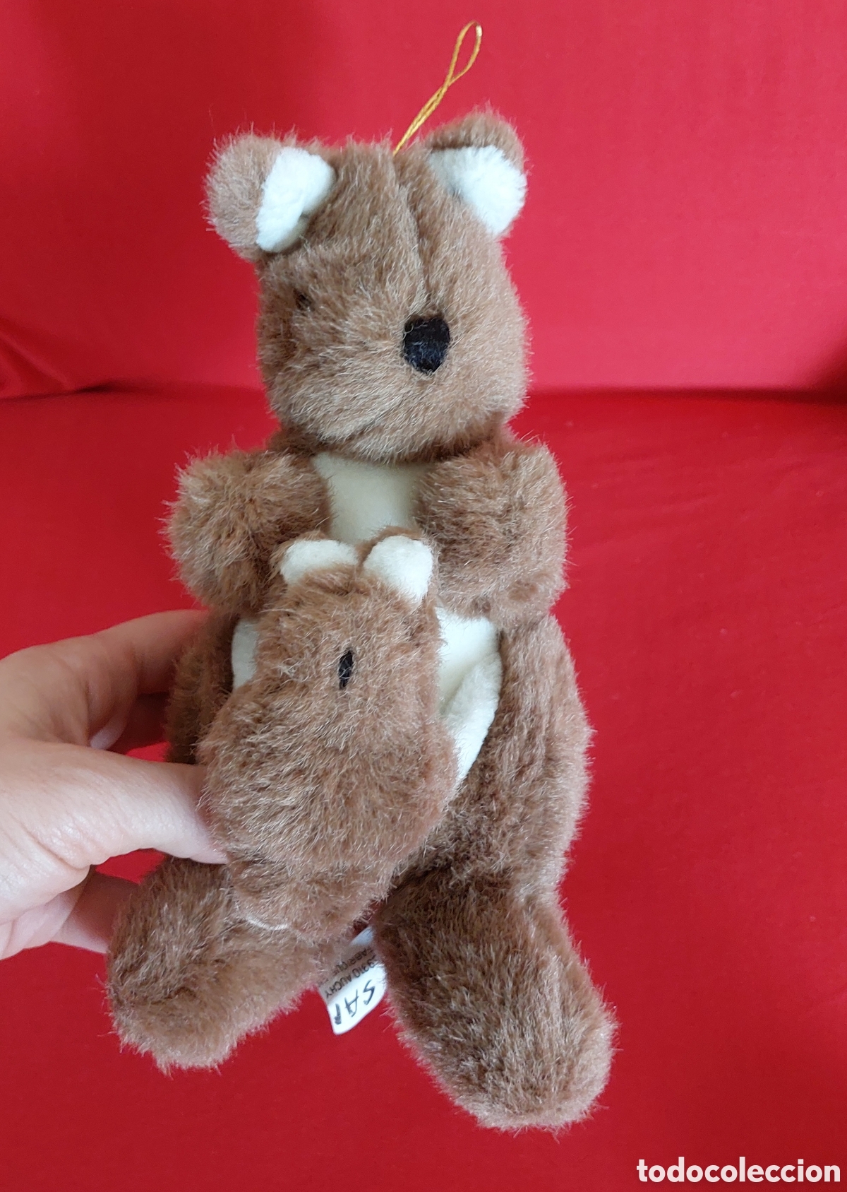 Juguetes antiguos: Peluche canguro - Foto 3