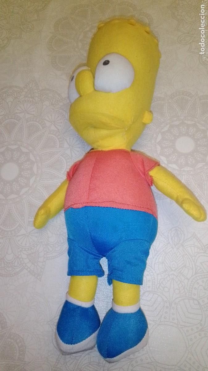 Juguetes antiguos: Peluche de Bart Simpson - Foto 1