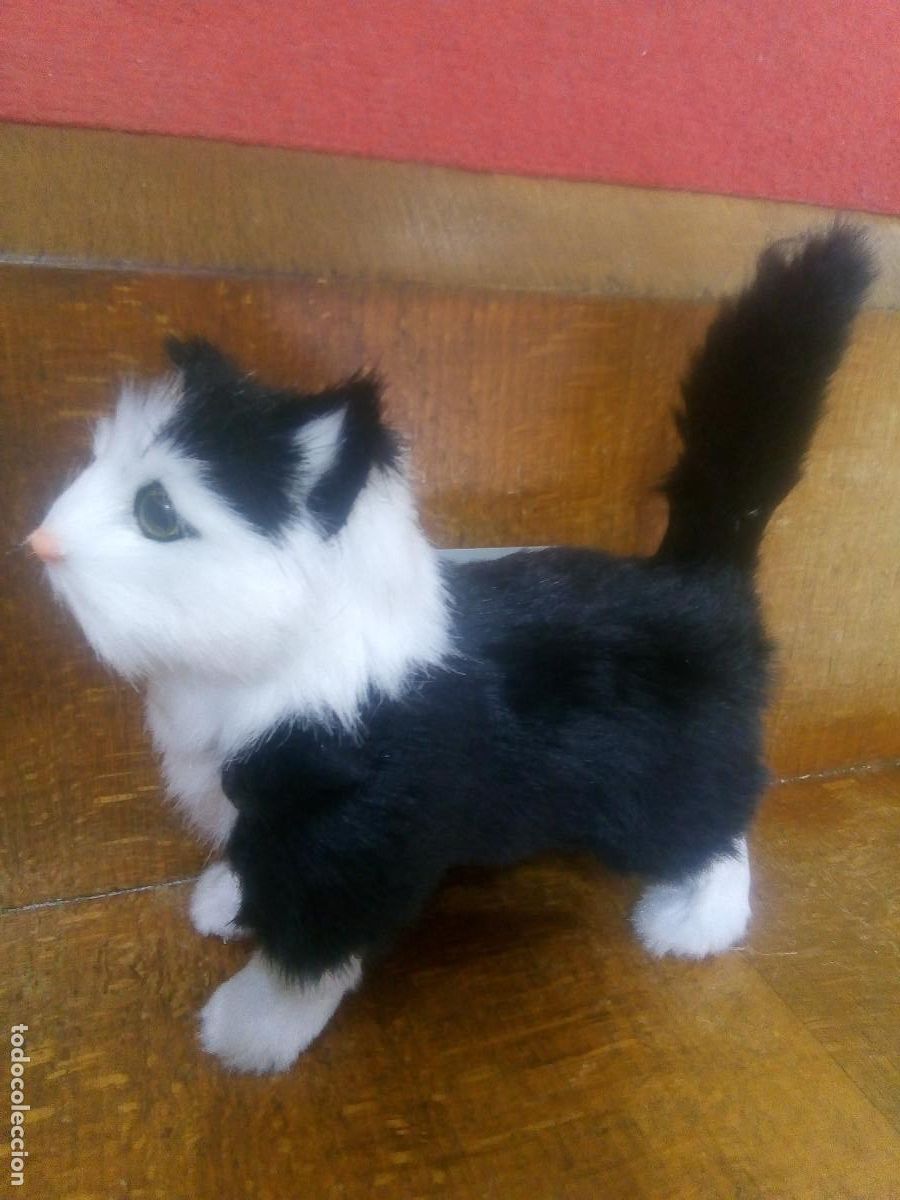 Juguetes antiguos: GATO PELUCHE - Foto 2