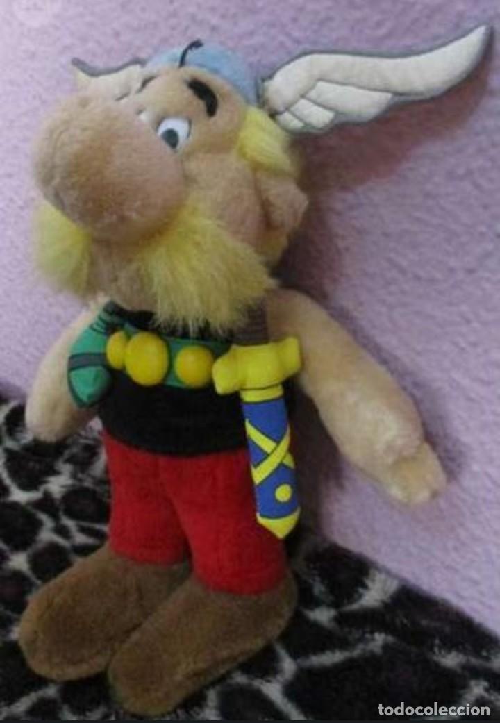 Juguetes antiguos: Peluche Ast&eacute;rix y Ob&eacute;lix - Foto 2
