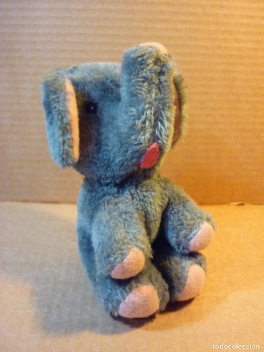 Juguetes antiguos: ELEFANTE DE PELUCHE - Foto 2