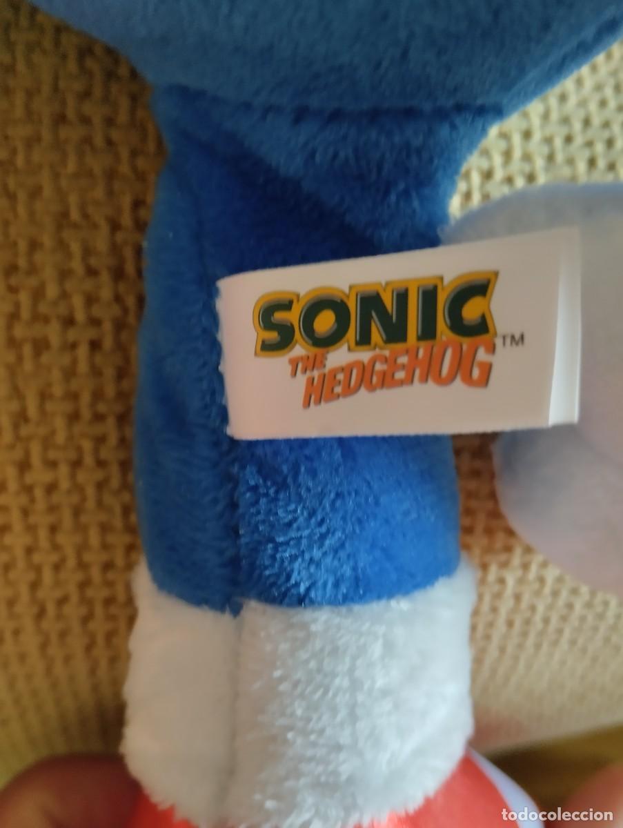 Juguetes antiguos: Mu&ntilde;eco Sonic Peluche - Foto 2