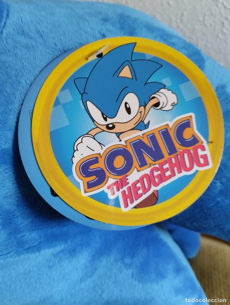 Juguetes antiguos: Mu&ntilde;eco Sonic Peluche - Foto 3