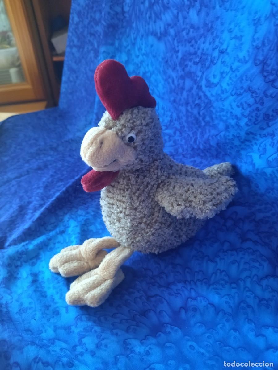 Juguetes antiguos: gallina de peluche - Foto 2