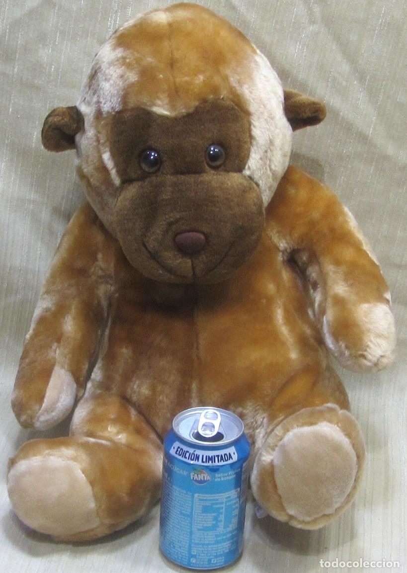 Juguetes antiguos: Peluche MONO sentado 40 cms. - Foto 1