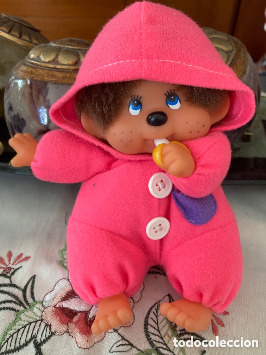 Juguetes antiguos: Peluche Monkiki - Foto 1
