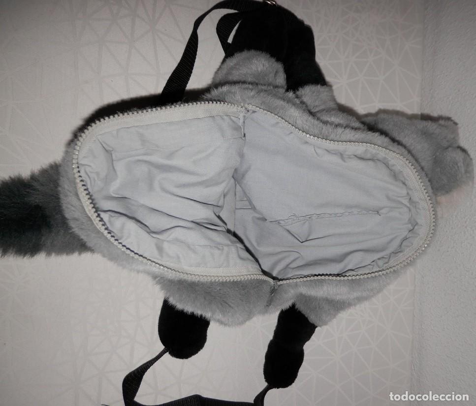 Juguetes antiguos: PELUCHE /MUCHILA MAPACHE - Foto 3