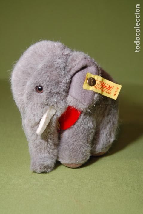 Juguetes antiguos: elefante alem&aacute;n steiff - Foto 5