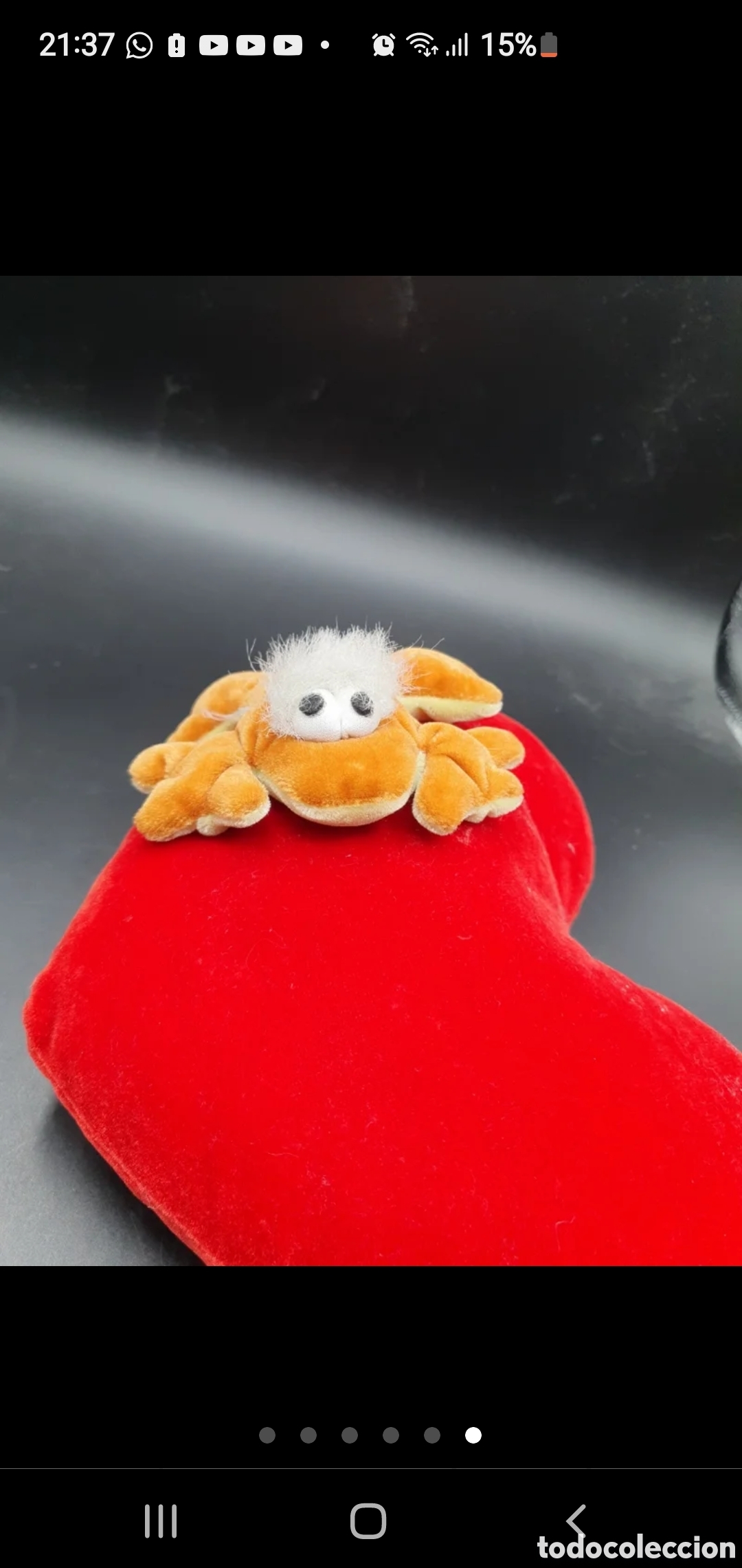 Juguetes antiguos: Peluche coraz&oacute;n con sapito - Foto 6