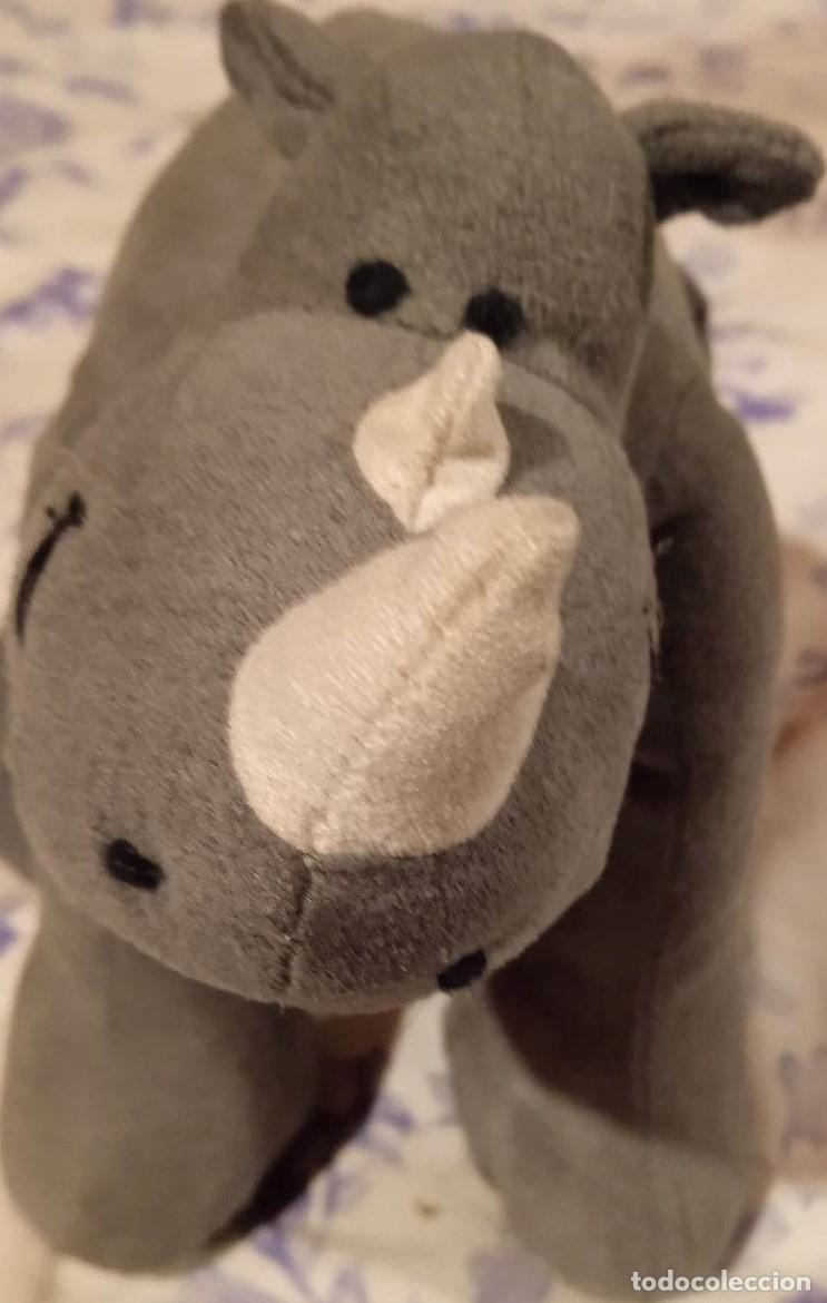 Juguetes antiguos: RINOCERONTE - PELUCHE - Foto 1