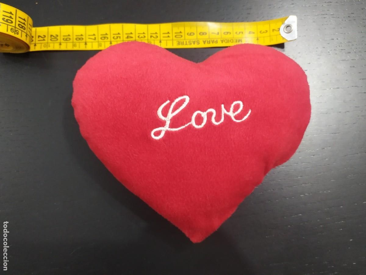Juguetes antiguos: Coraz&oacute;n de peluche - Foto 1