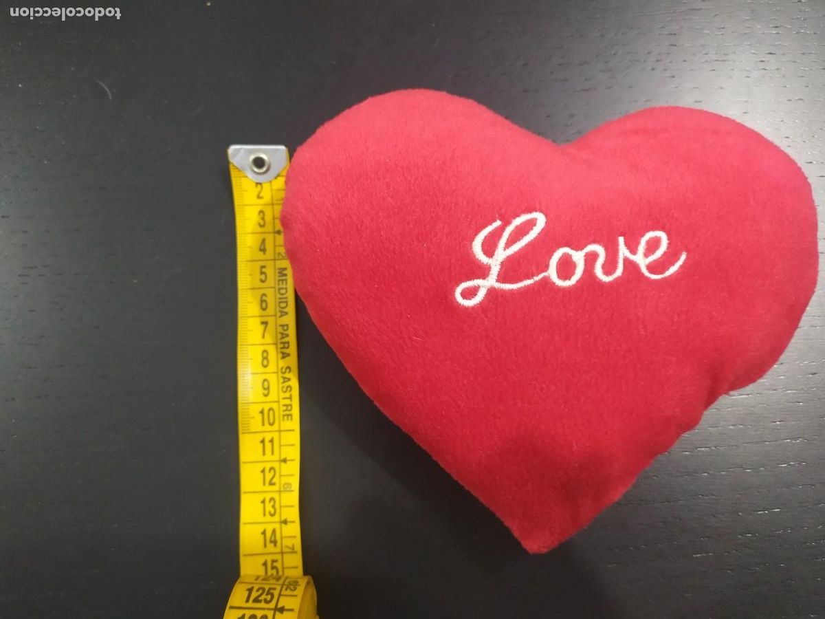 Juguetes antiguos: Coraz&oacute;n de peluche - Foto 2