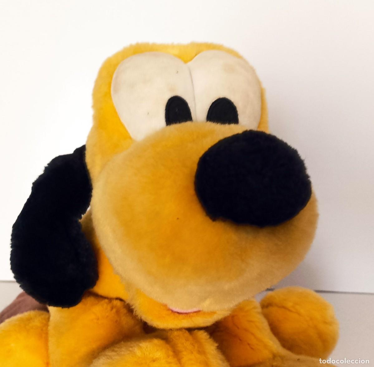 Juguetes antiguos: MU&Ntilde;ECO PLUTO DE PELUCHE (CON SONIDO) - Foto 4