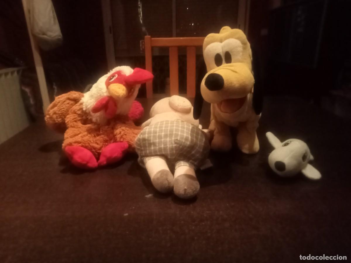 Juguetes antiguos: Conjunto cinco mu&ntilde;ecos de peluche - Foto 2