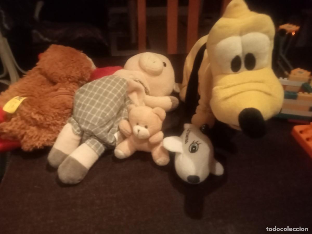 Juguetes antiguos: Conjunto cinco mu&ntilde;ecos de peluche - Foto 7