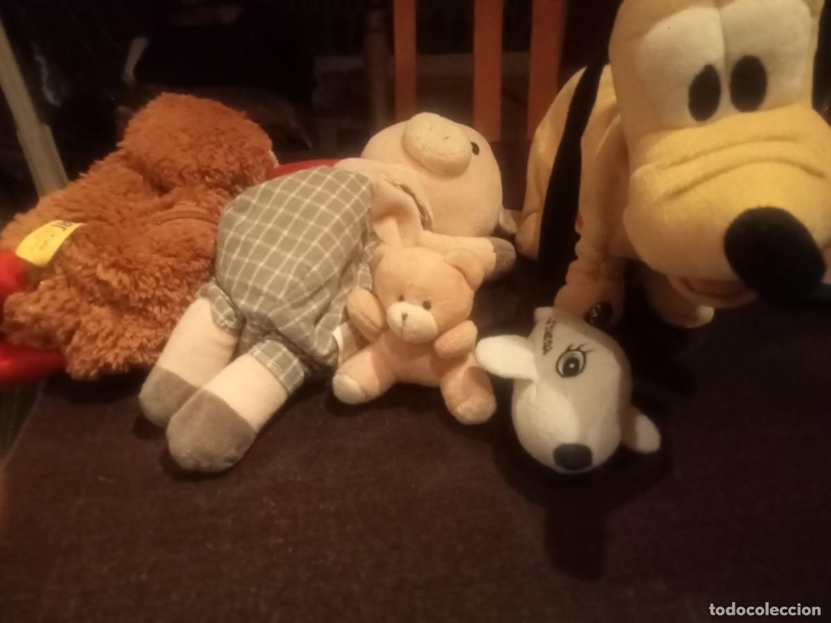 Juguetes antiguos: Conjunto cinco mu&ntilde;ecos de peluche - Foto 8