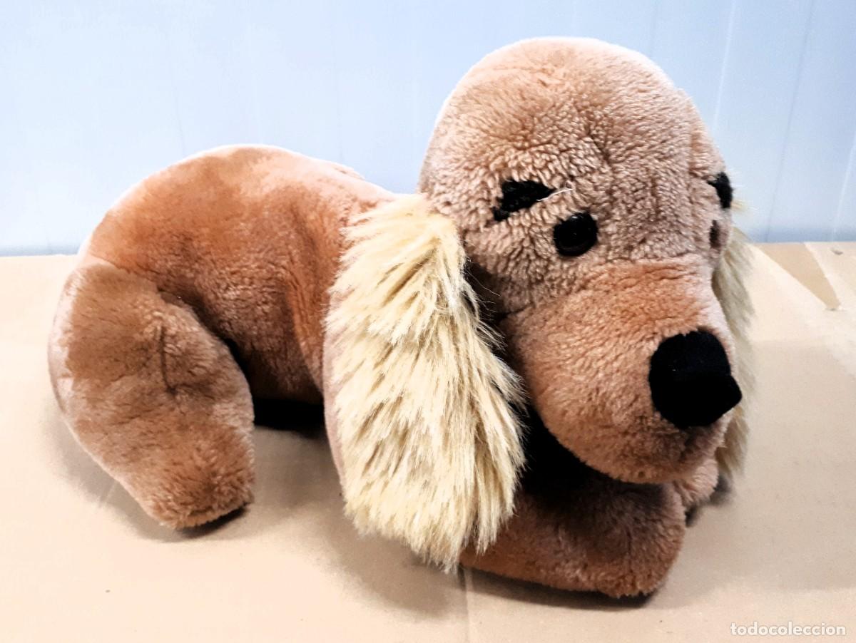 Juguetes antiguos: 1 Perro de peluche marr&oacute;n - Foto 9