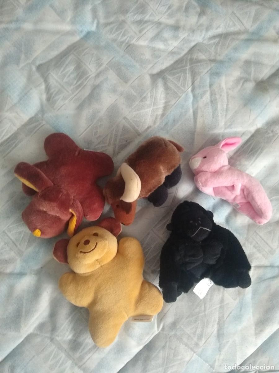 Juguetes antiguos: Lote de cinco peluches - Foto 2