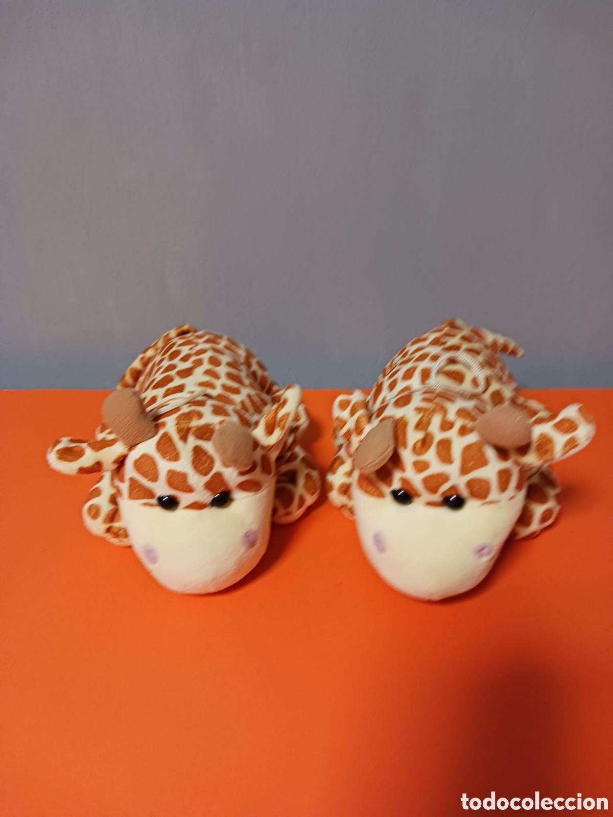 Juguetes antiguos: Jirafas de peluche - Foto 1